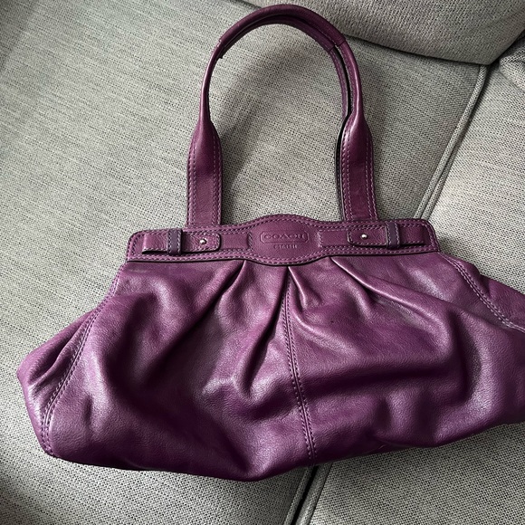 Coach authentique Purple bag - Picture 5 of 6